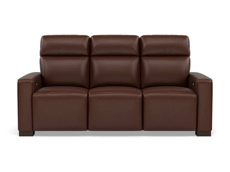 Acadia Leather Power Headrest Zero Gravity Reclining Sofa